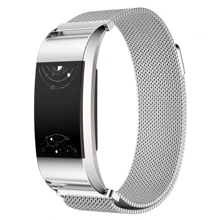 Alii Milanese Stainless Steel Band For Fitbit Charge 3