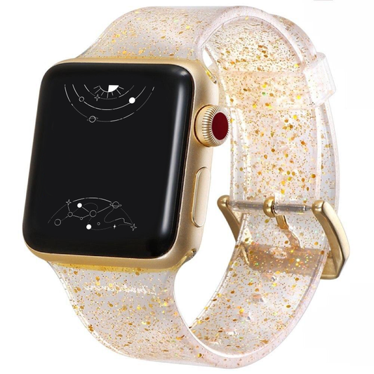 Gemini Silicone Glitter Band