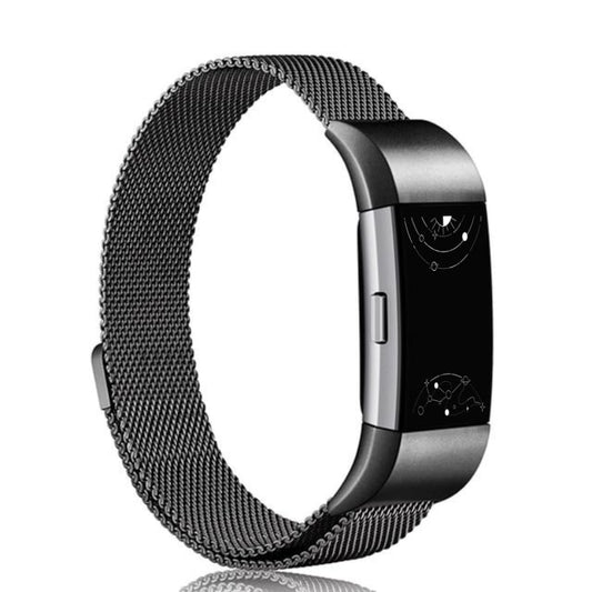 Alii Milanese Stainless Steel Band For Fitbit Charge 3