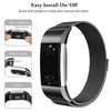 Alii Milanese Stainless Steel Band For Fitbit Charge 3