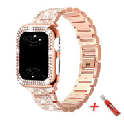 Glam Stainless Steel Band With Case