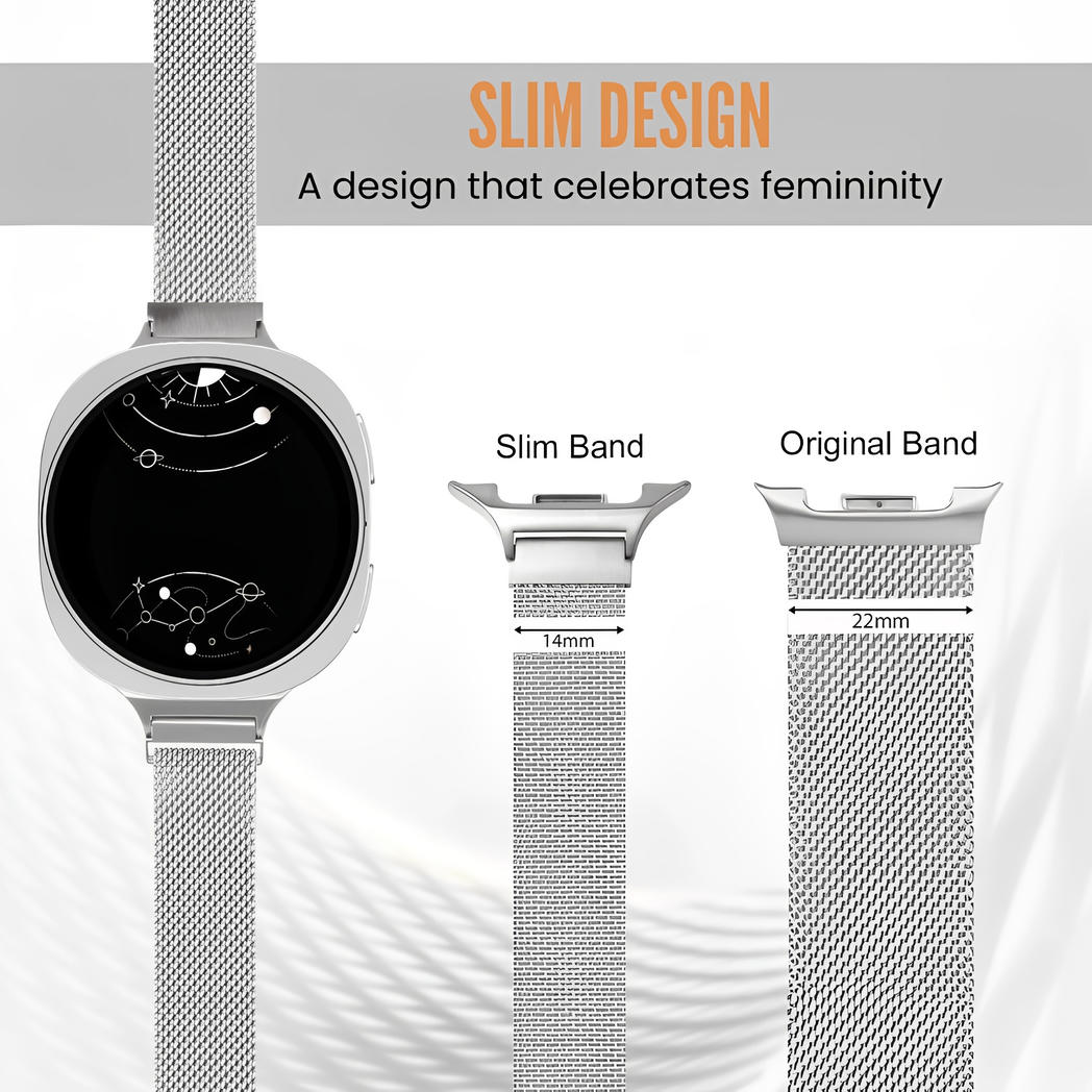 Aurex Milanese Steel Magnetic Galaxy Band - Astra Straps