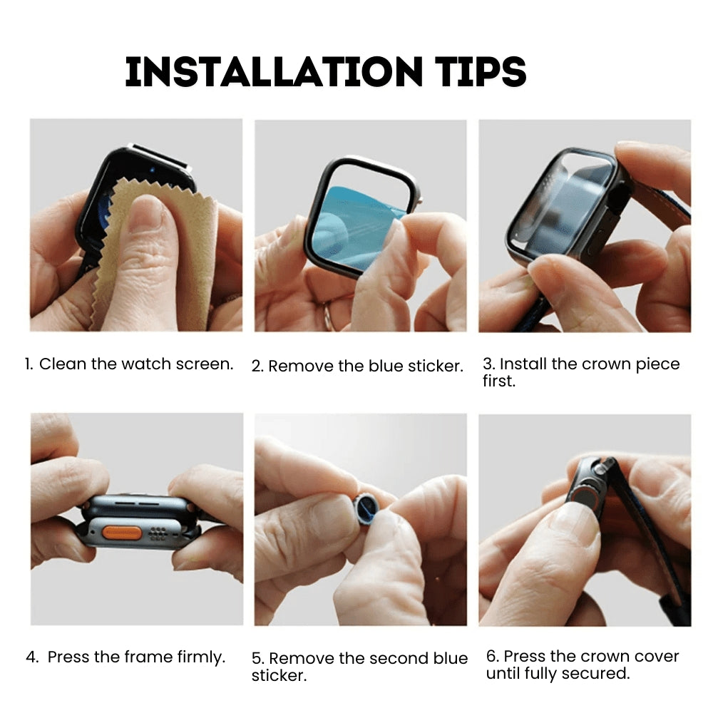 Vero Tempered Glass Apple Watch Case - Astra Straps