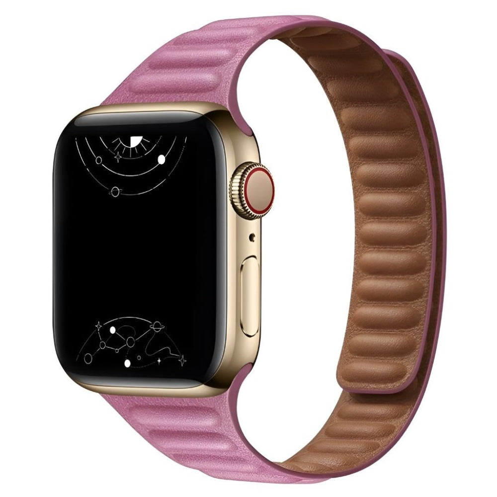 Vistel Slim Leather Link Band - Astra Straps