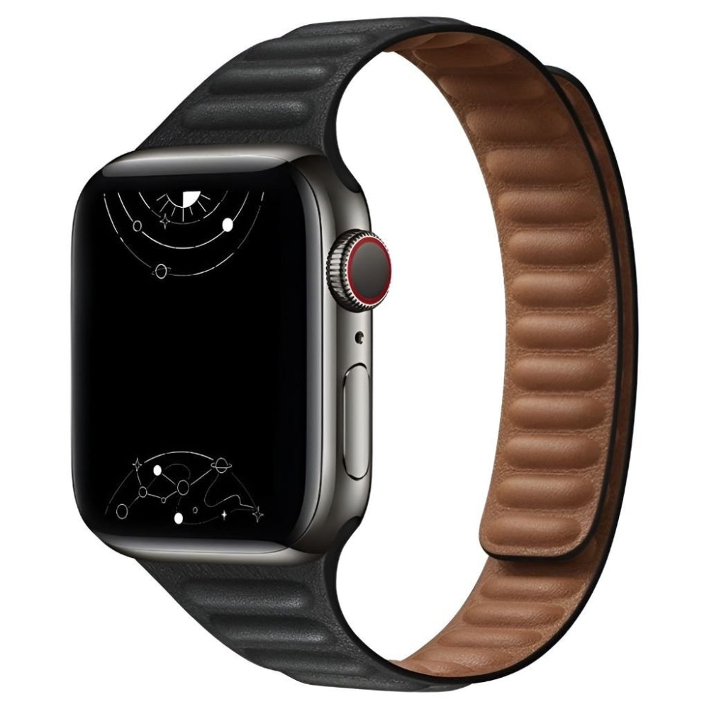 Vistel Slim Leather Link Band - Astra Straps