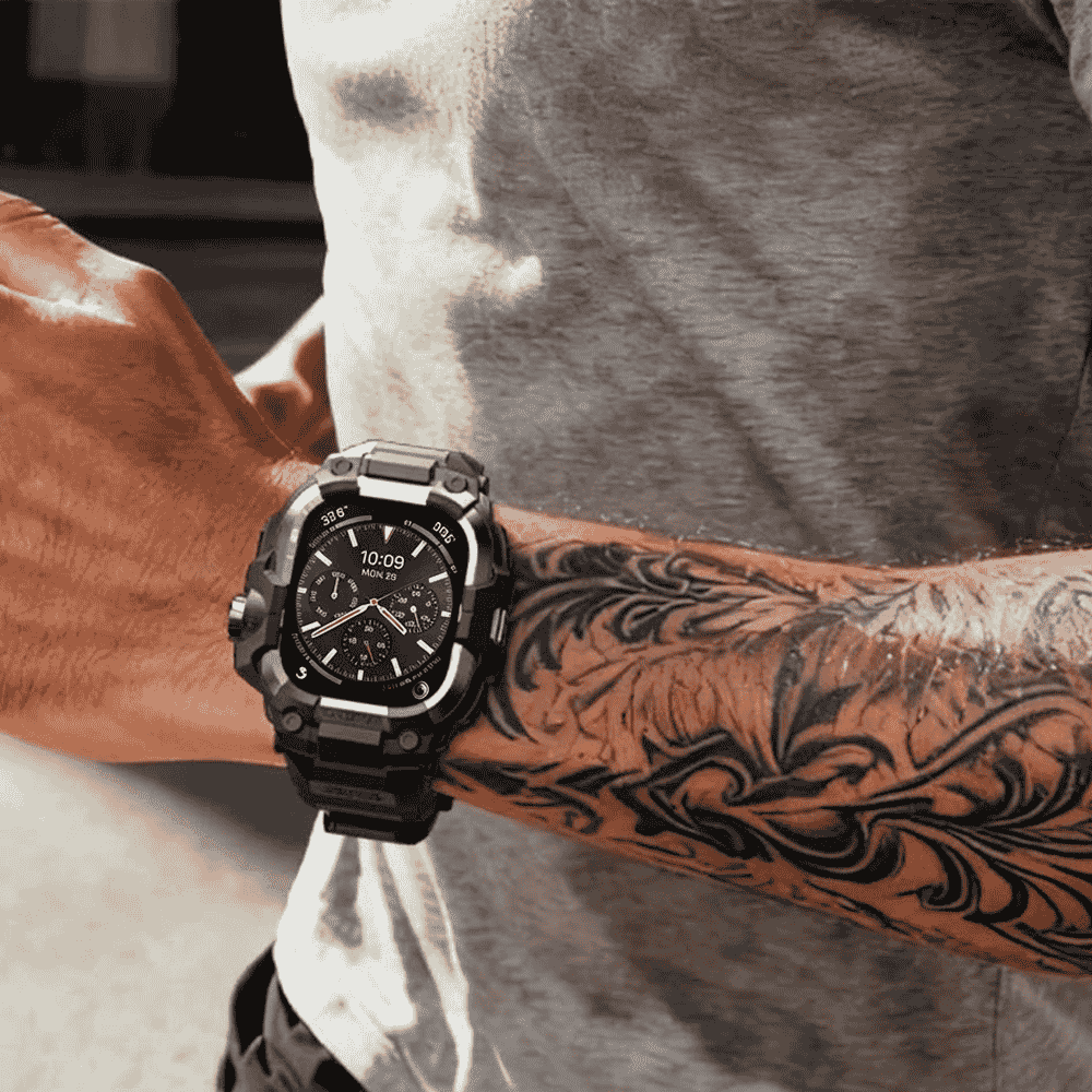 Adeo Silicone Sports Band With Case - Astra Straps