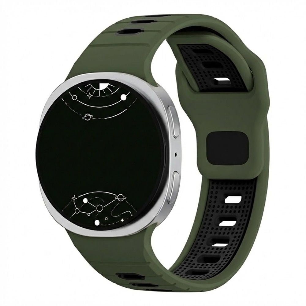 Aeris Duo - Tone Silicone Sport Watch Band - Astra Straps