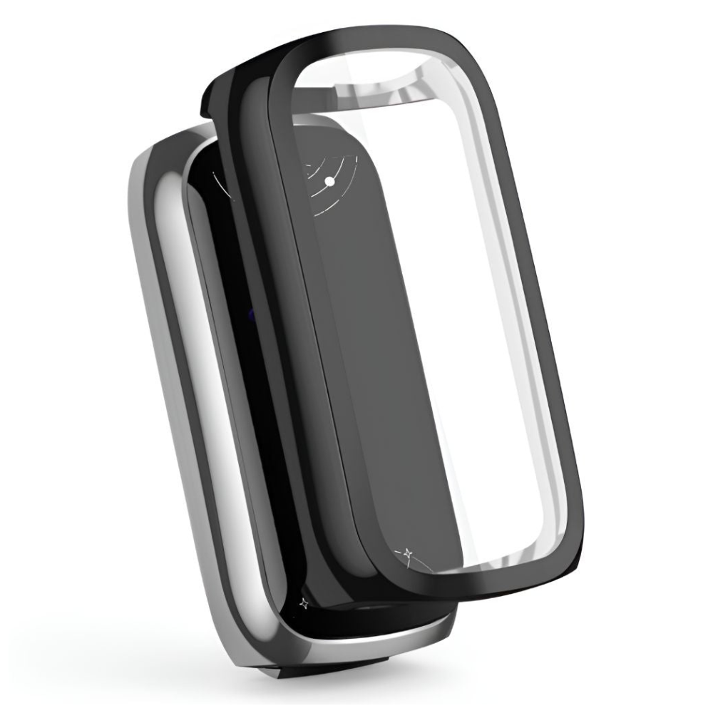 FINTIE 4-Pack Screen Protector Case Compatible with Fitbit Luxe, Soft TPU Plated Full Protective Bumper Cover [Scratch-Proof