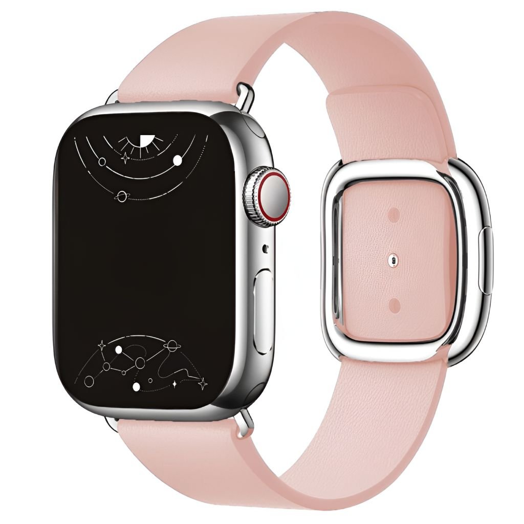 Diem Genuine Leather Band Pink 38MM 40MM 41MM 42MM-S10/S11 S-M - Main Image