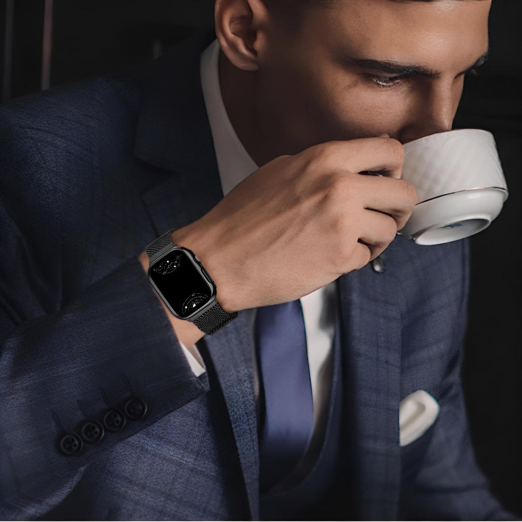 Ferrum Milanese Steel Magnetic Band With Case - Astra Straps