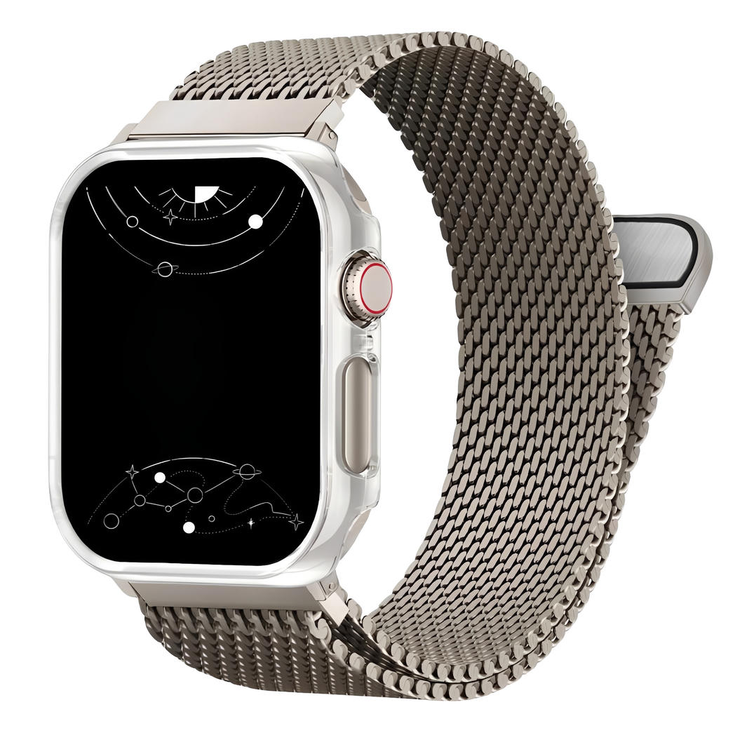 Ferrum Milanese Steel Magnetic Band With Case - Astra Straps