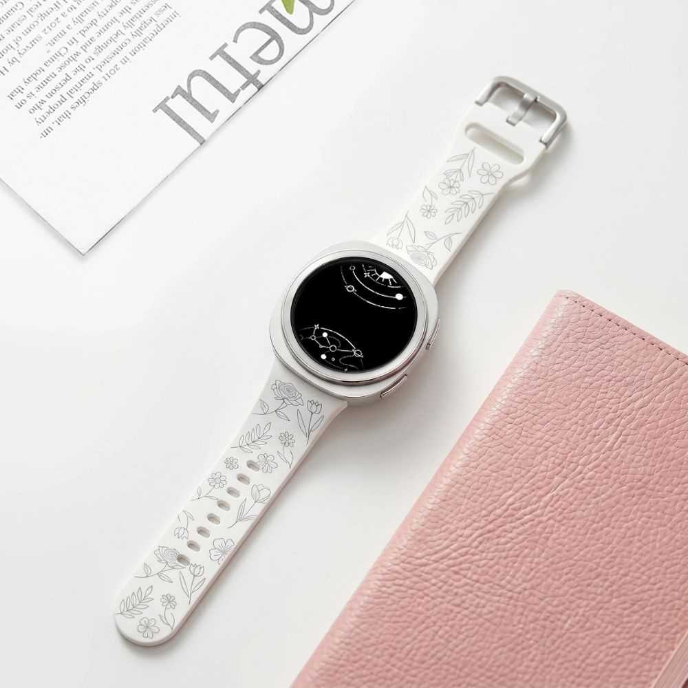 Habeo Engraved Silicone Band For Galaxy Watch 8 - Astra Straps