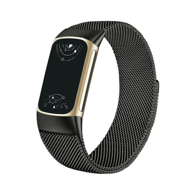 Lacteus Milanese Steel Band For Fitbit Charge