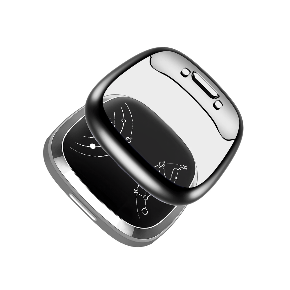 Cassaforte Cisa Fitbit Versa 3 | Versa Sense 1 TPU Protective Cover Bumper Protector Case | Shopee Singapore Cardiofrequenzimetro Con Fascia Garmin - Foto 7