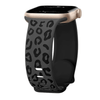 Obvius Silicone Band With Engraved Leopard Pattern