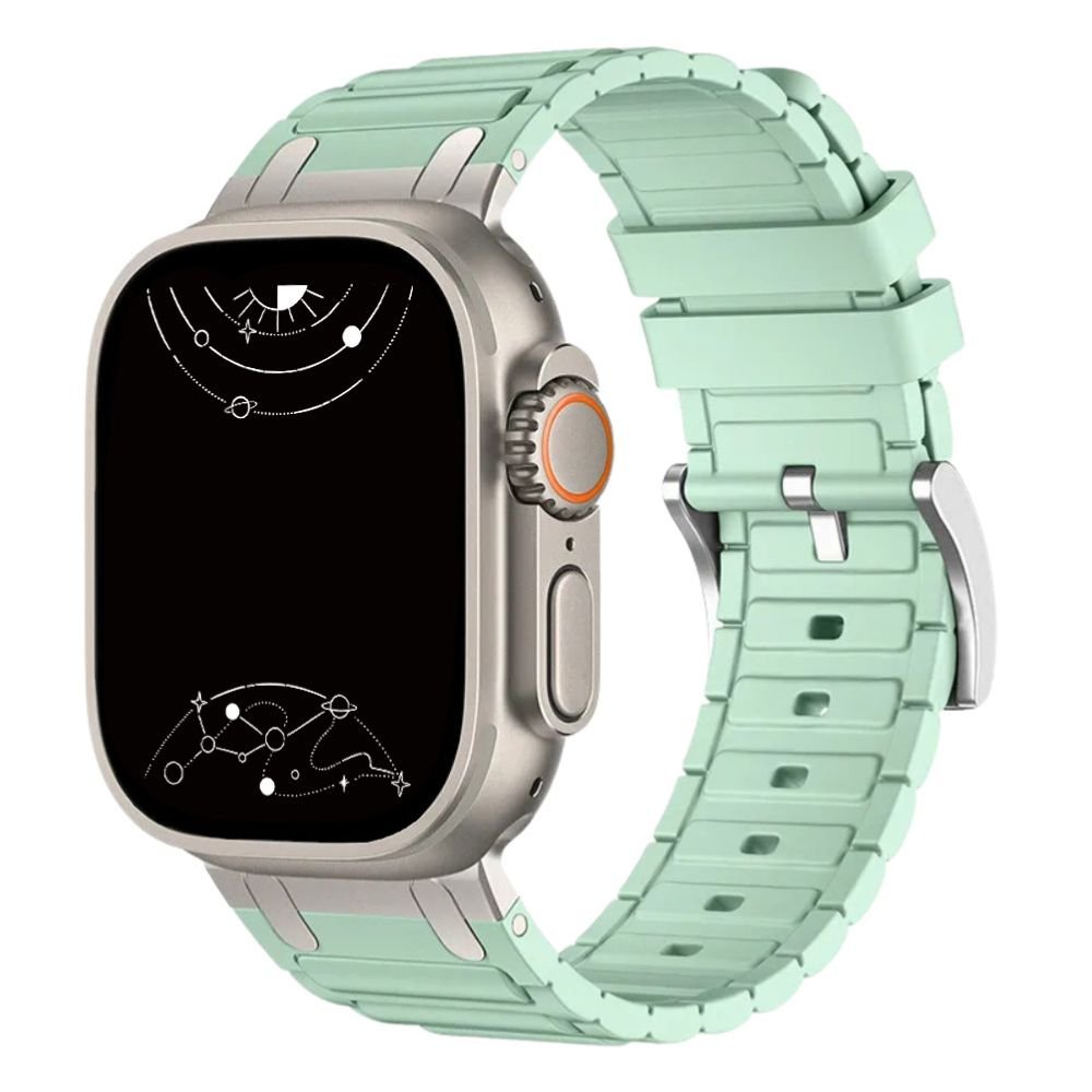 Robur Rugged Silicone Metal Sports Band - Astra Straps