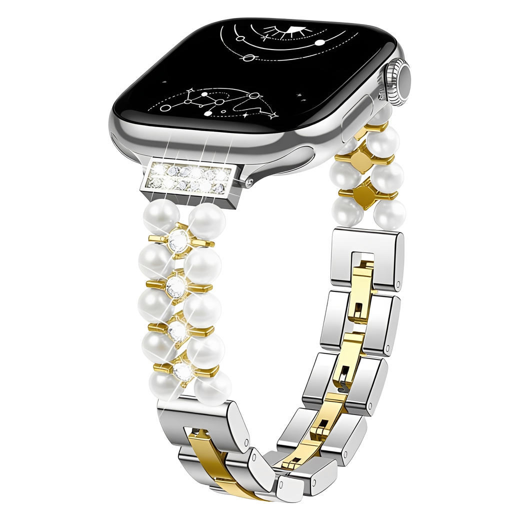 Venusta Stainless Steel Pearl Band - Astra Straps