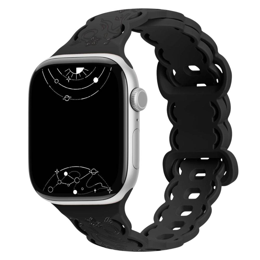 Via Engraved Silicone Band - Astra Straps