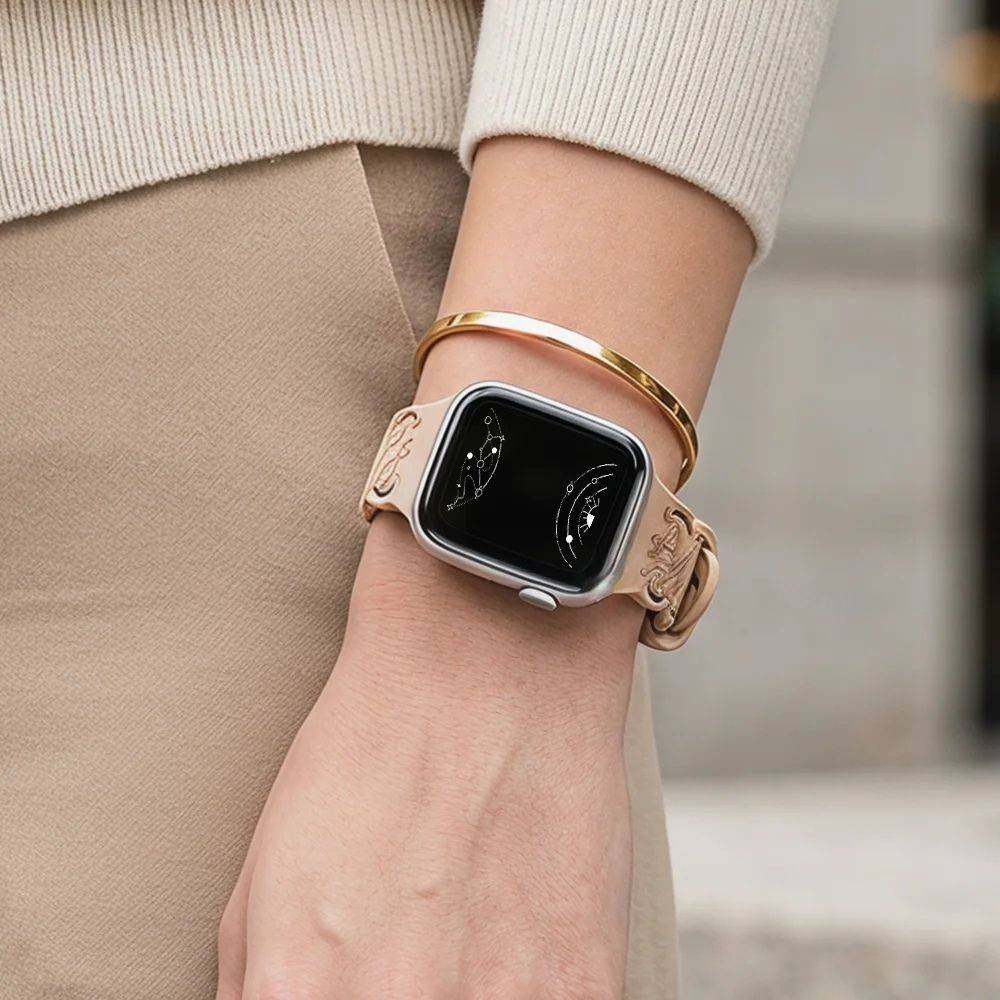 Via Engraved Silicone Band - Astra Straps