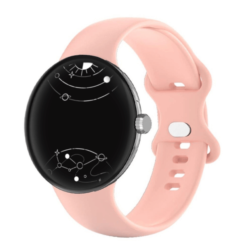 Amavi No Gap Silicone Sports Band For Google Pixel Active Watch - Astra Straps