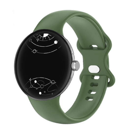 Amavi No Gap Silicone Sports Band For Google Pixel Active Watch - Astra Straps