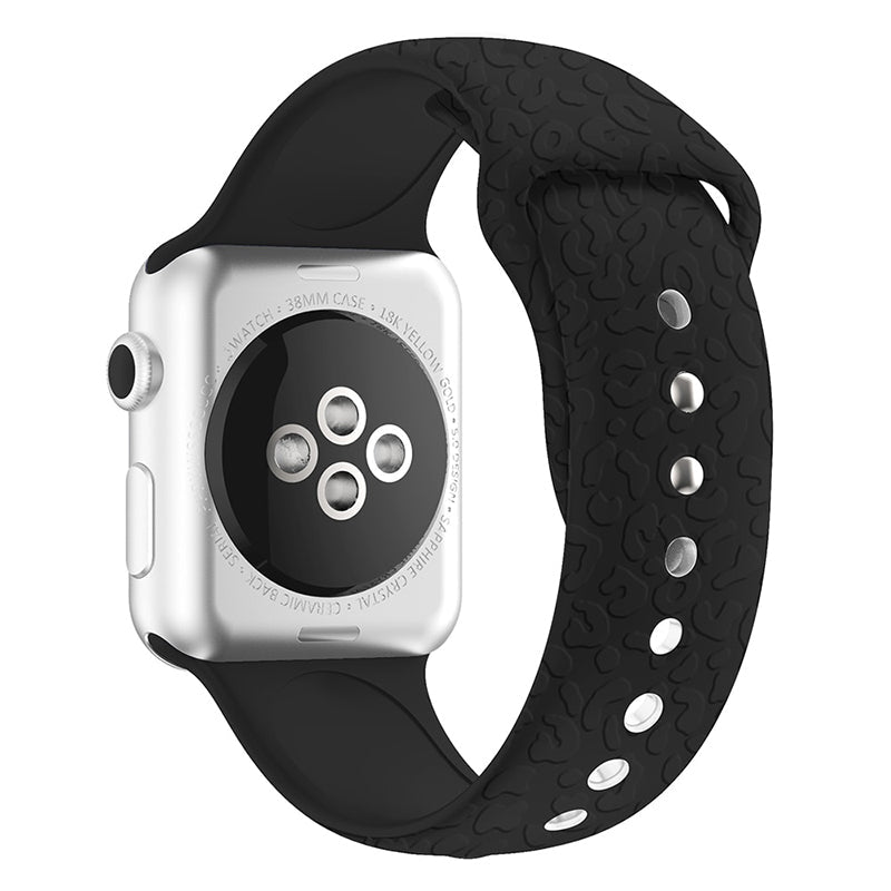 Flos Engraved Silicone Band For Apple Watch - Astra Straps