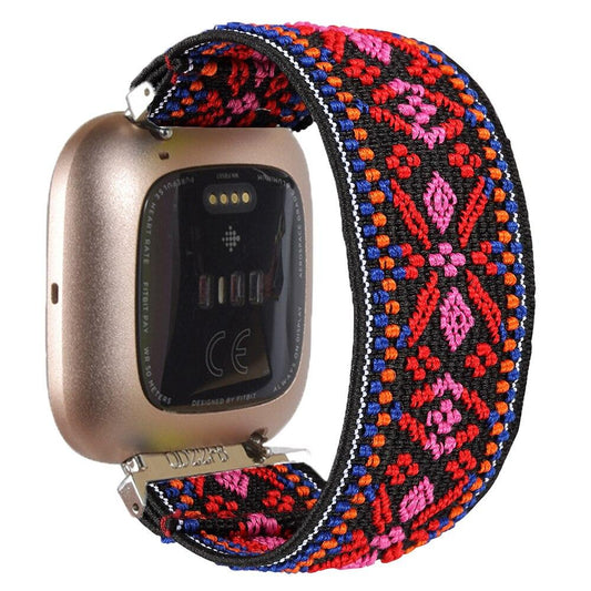 Ostium Bohemia Elastic Nylon Fitbit Versa Band - Astra Straps